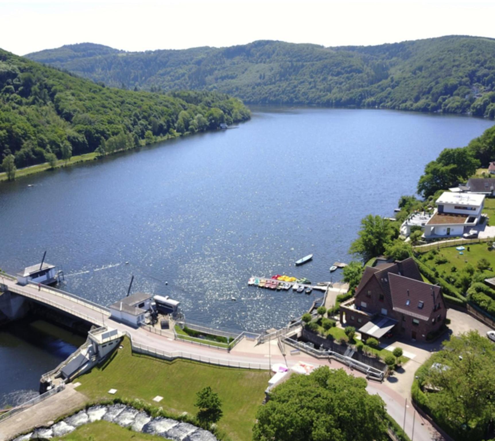 Green Seeblick Hotel Am See Obermaubach Exterior photo